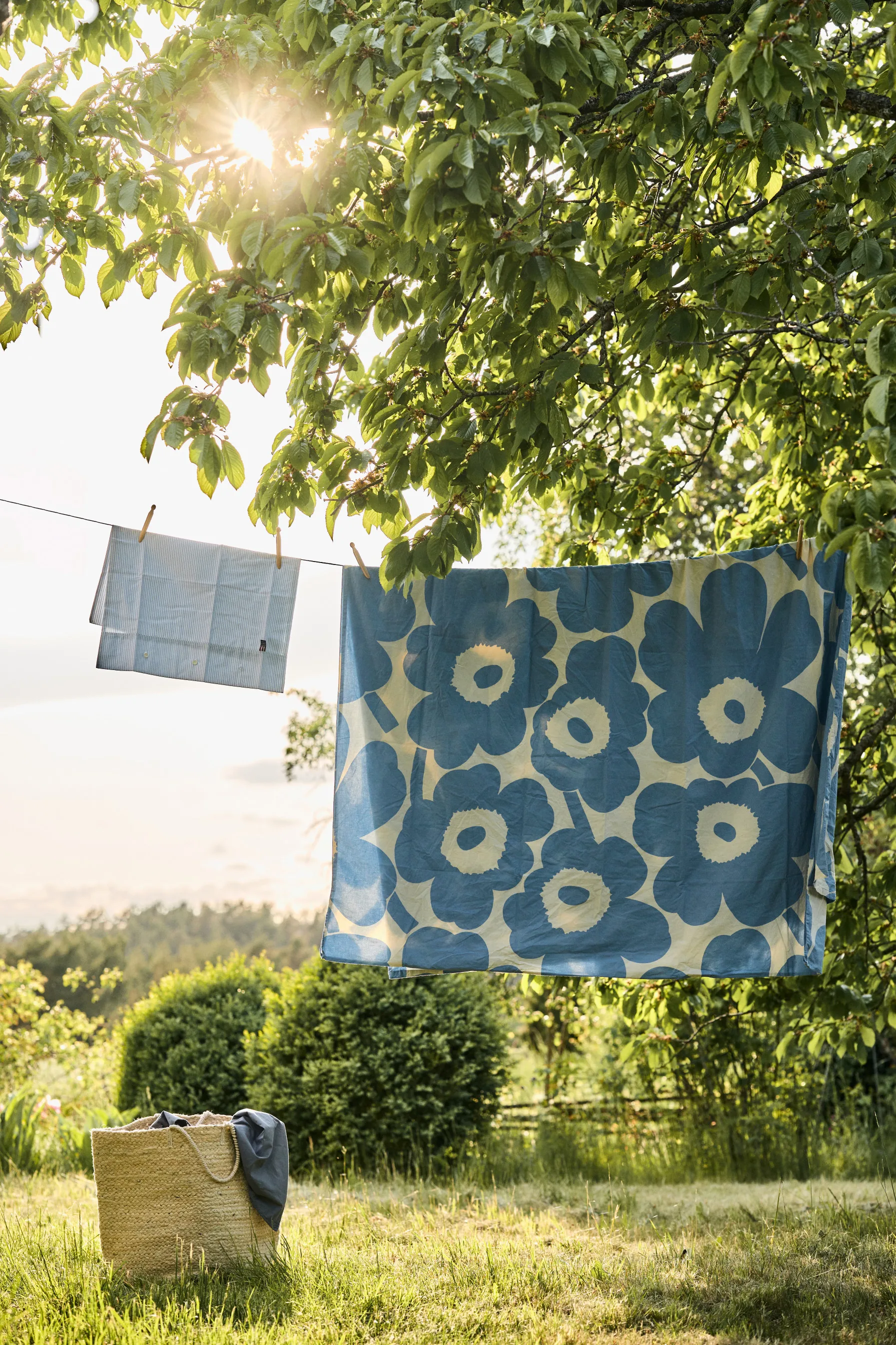 Icons Pin Point 枕头套 50x60 cm, 蓝色-白色 Lexington