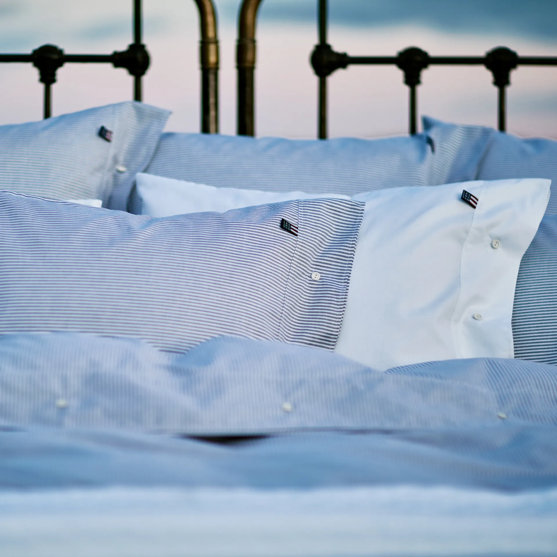 Icons Pin Point 枕头套 50x60 cm, 白色 Lexington