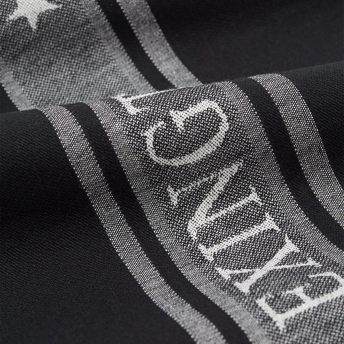 Icons Star 厨房巾  50x70 cm, 黑色-白色 Lexington