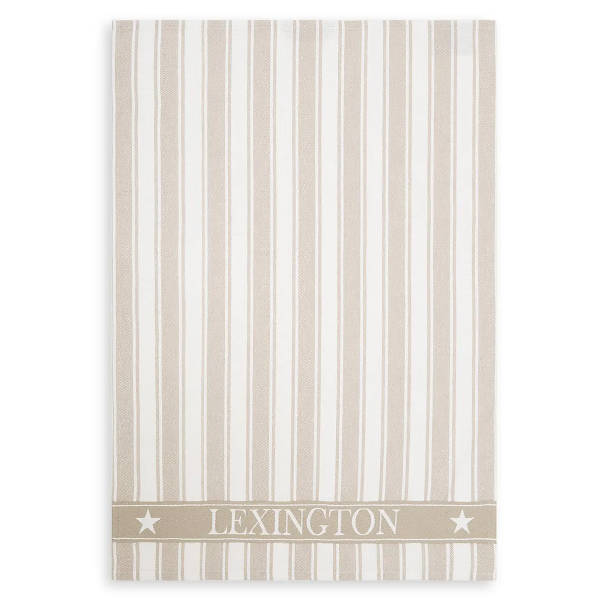 Icons Waffle Striped 厨房巾50x70cm, 米色_白色 Lexington