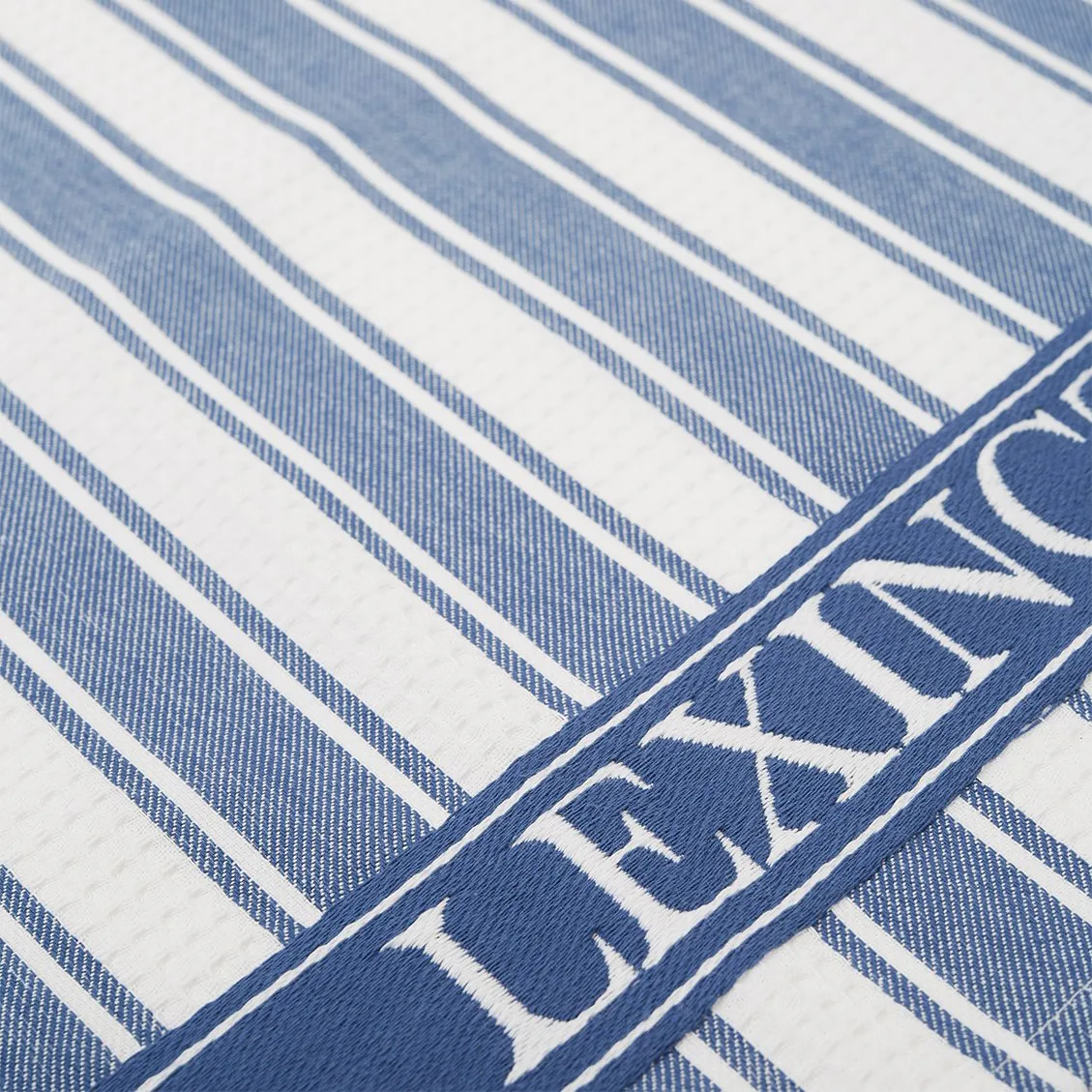 Icons Waffle Striped 厨房巾50x70cm, 蓝色_白色 Lexington
