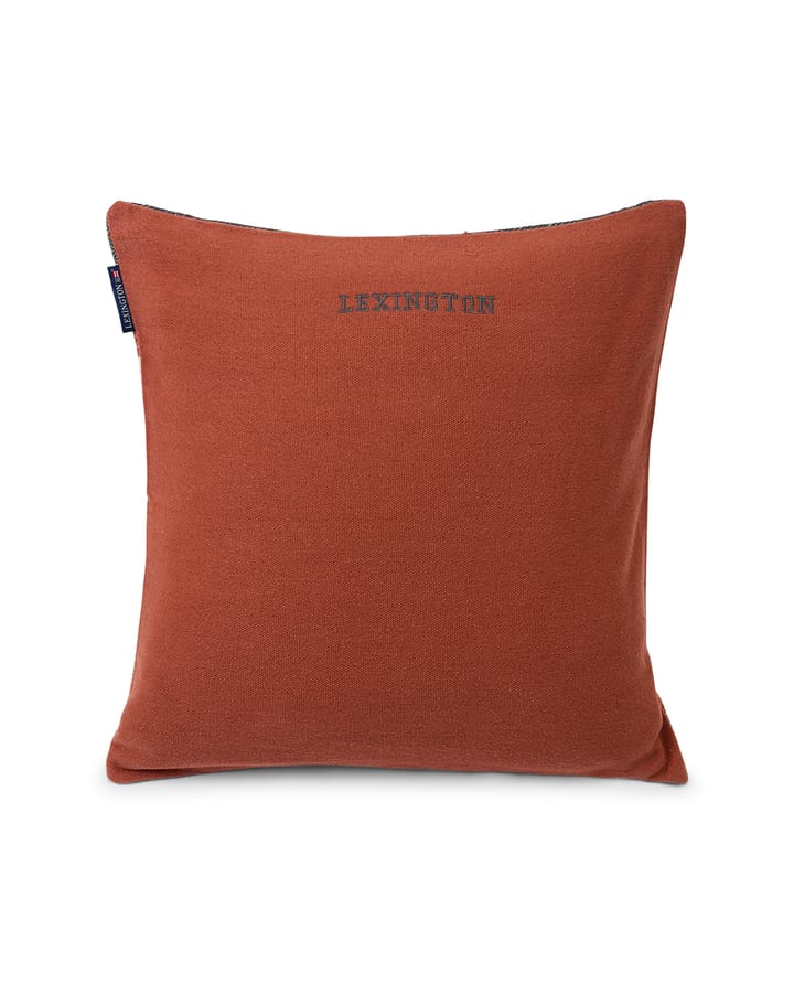 Irregular Striped Cotton 枕头套 50x50 cm, Copper-灰色 Lexington