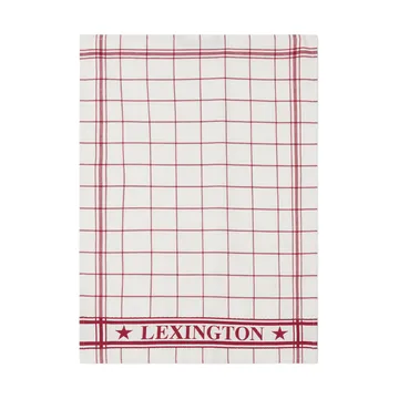 Lexington checked 厨房巾 50x70 cm - 白色-红色 - Lexington