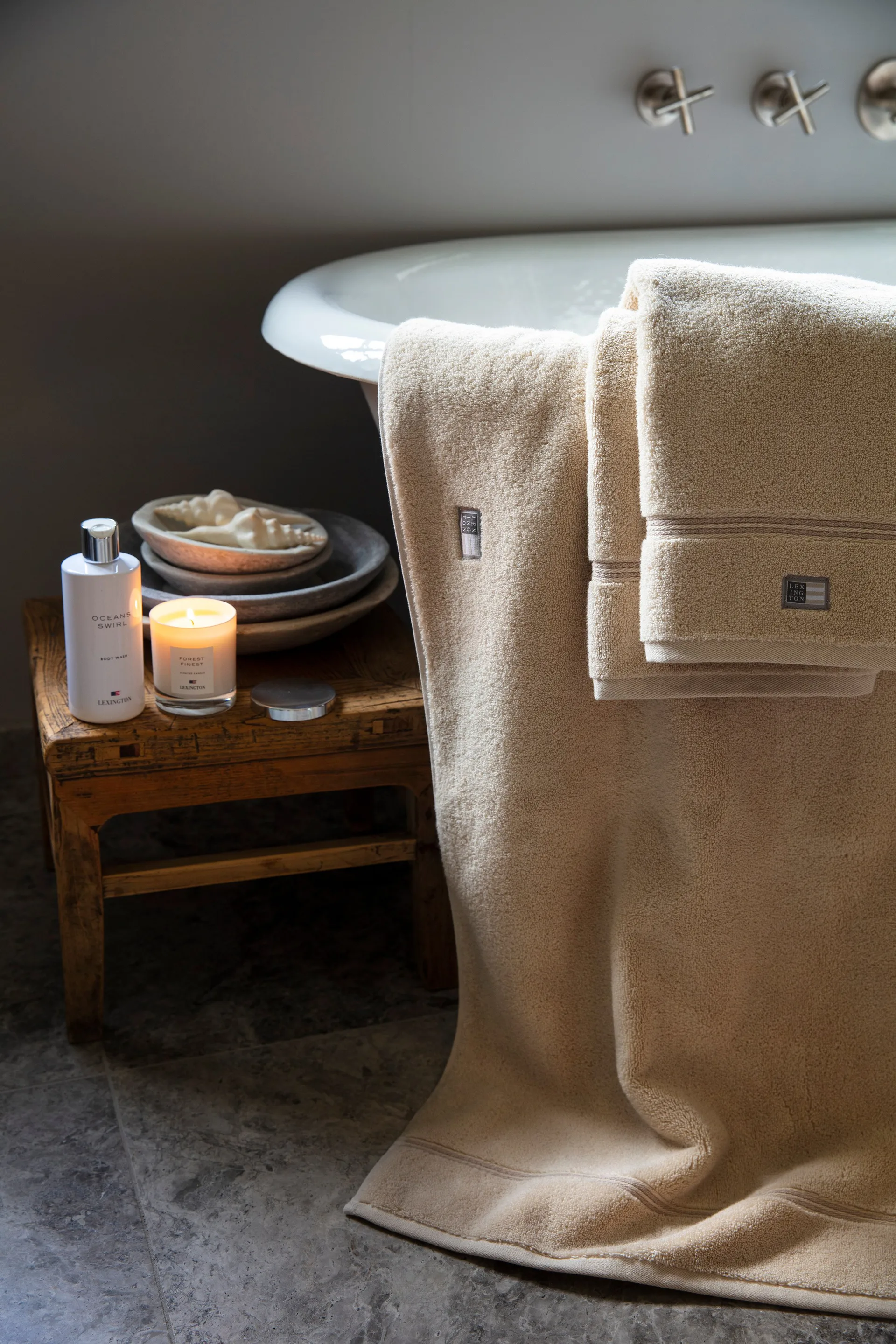 Lexington Hotel 毛巾 50x70 cm, 米色 Lexington