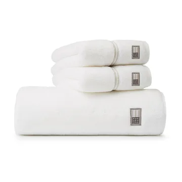 Lexington Hotel 毛巾 70x130 cm - 白色-米色 - Lexington