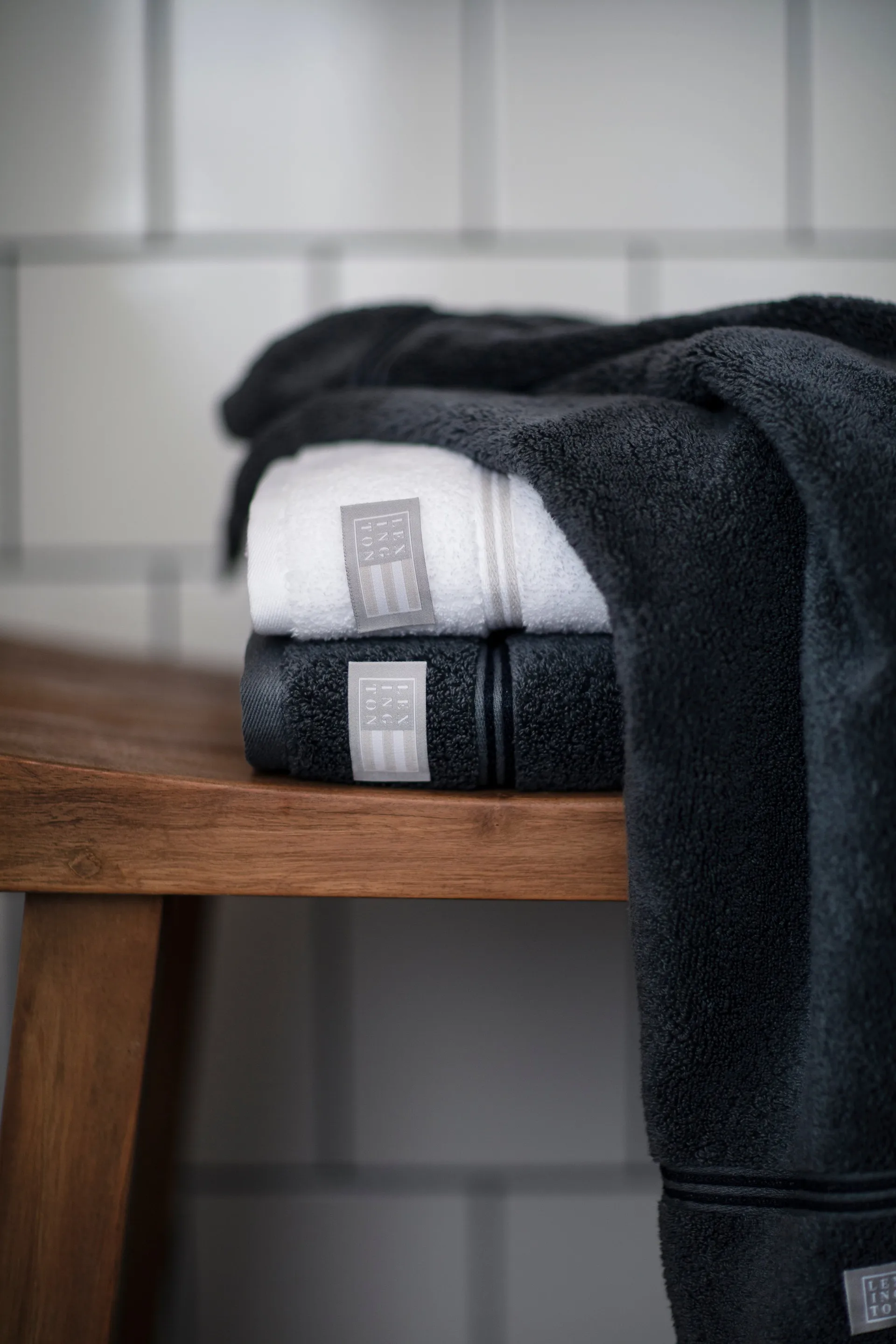 Lexington Hotel 毛巾 70x130 cm, 灰色-dark 灰色 Lexington