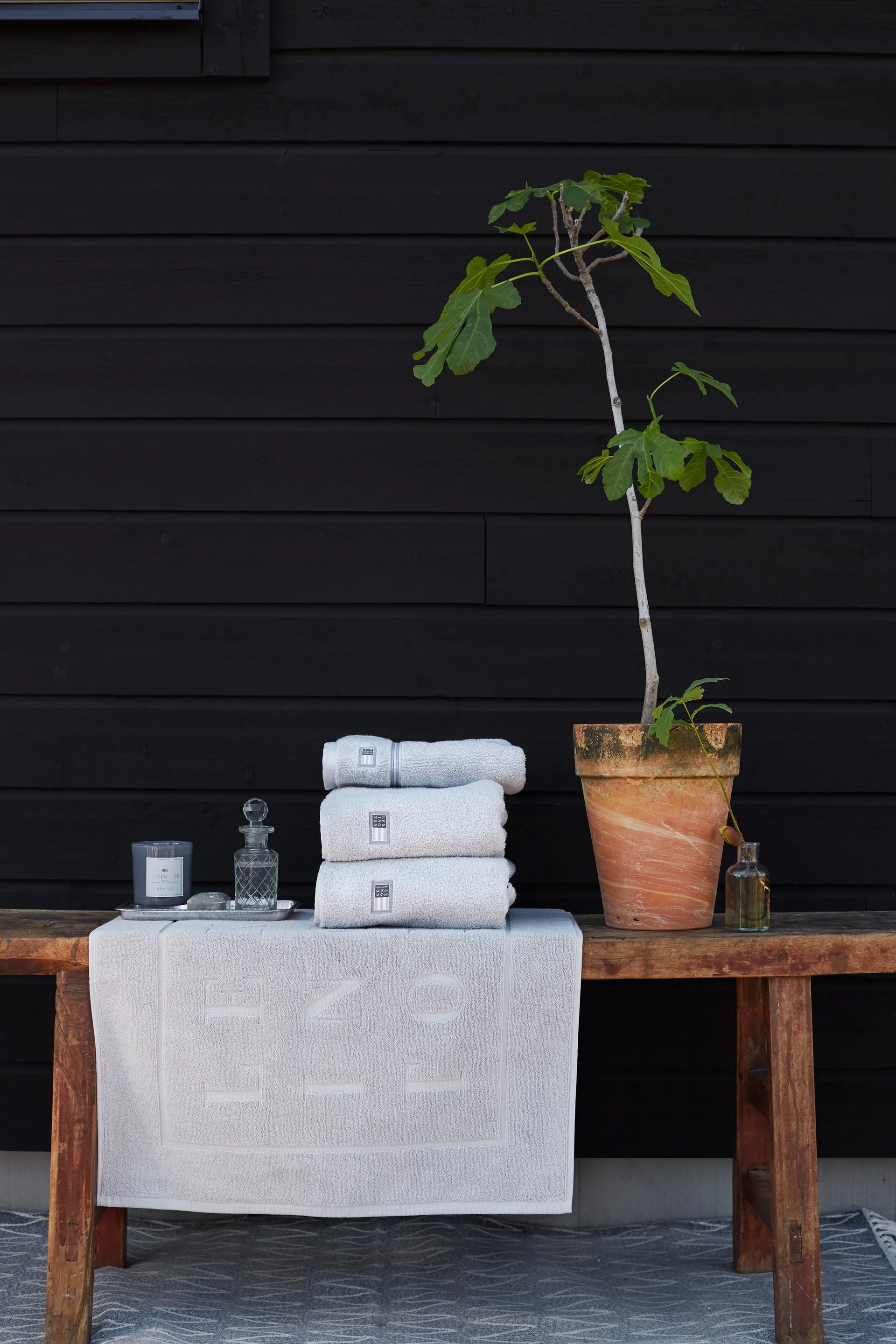 Lexington Hotel bathroom 地毯 60x90 cm, Light 灰色 Lexington