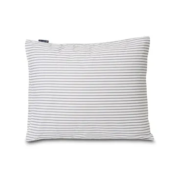 Lexington Striped 枕头套 tencel 50x60 cm - 白色-steel 蓝色 - Lexington