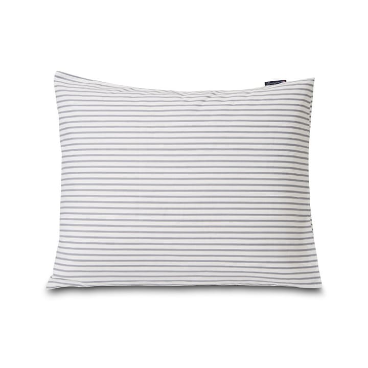 Lexington Striped 枕头套 tencel 50x60 cm, 白色-steel 蓝色 Lexington