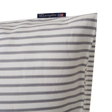 Lexington Striped 枕头套 tencel 50x60 cm - 白色-steel 蓝色 - Lexington