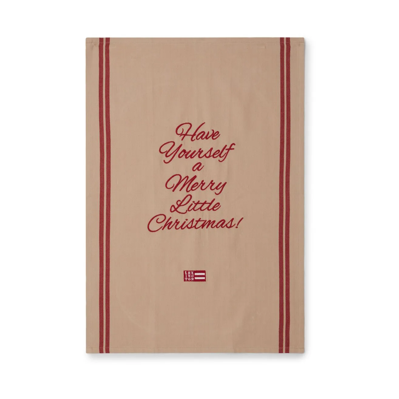 Merry Little Organic Cotton 厨房巾 50x70 cm, 米色-红色 Lexington