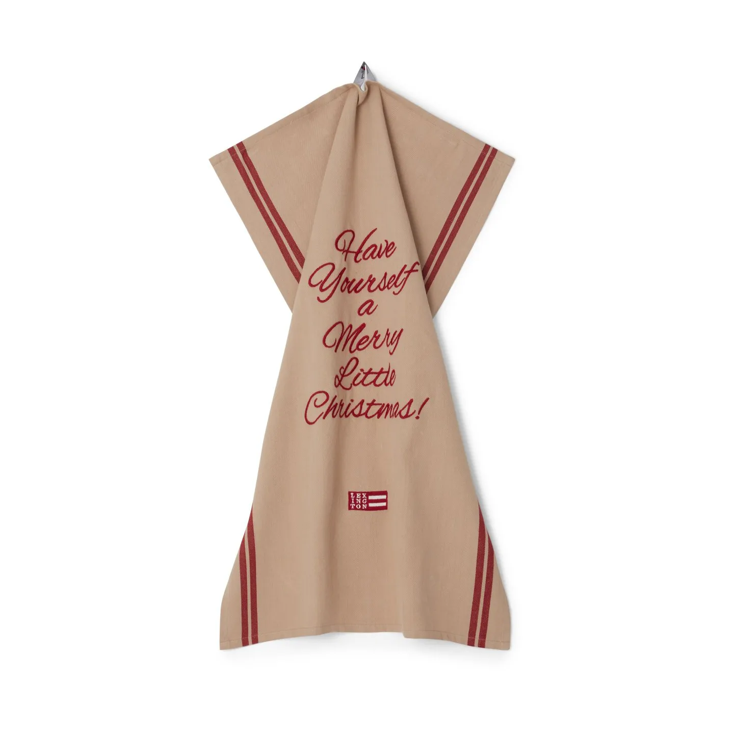 Merry Little Organic Cotton 厨房巾 50x70 cm, 米色-红色 Lexington