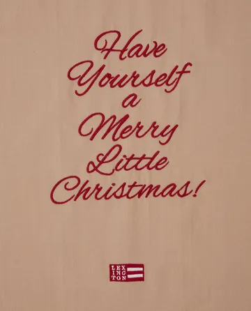 Merry Little Organic Cotton 厨房巾 50x70 cm - 米色-红色 - Lexington