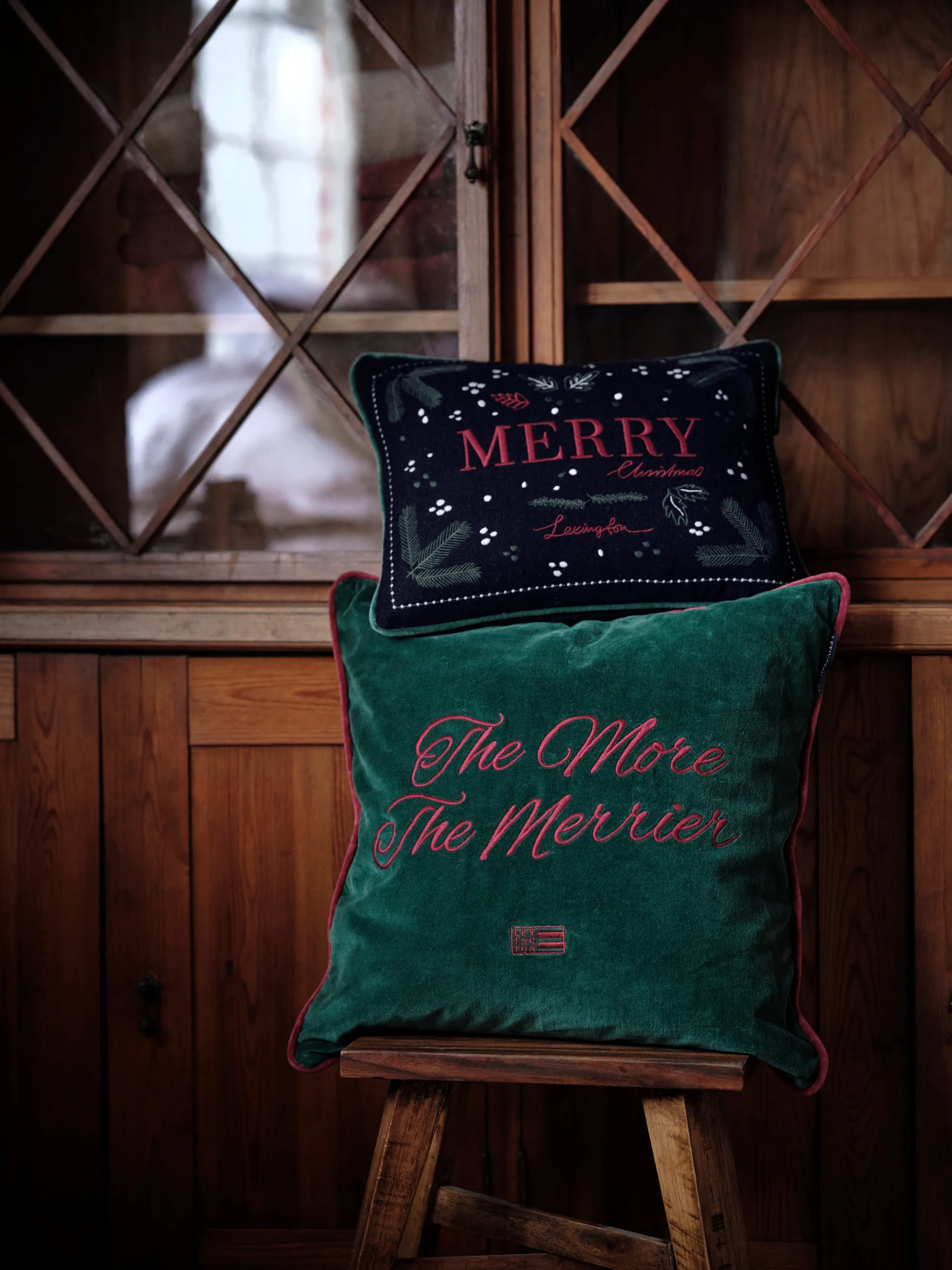Merry 羊毛 mix 靠枕|靠垫 30x40 cm, 暗灰 Lexington