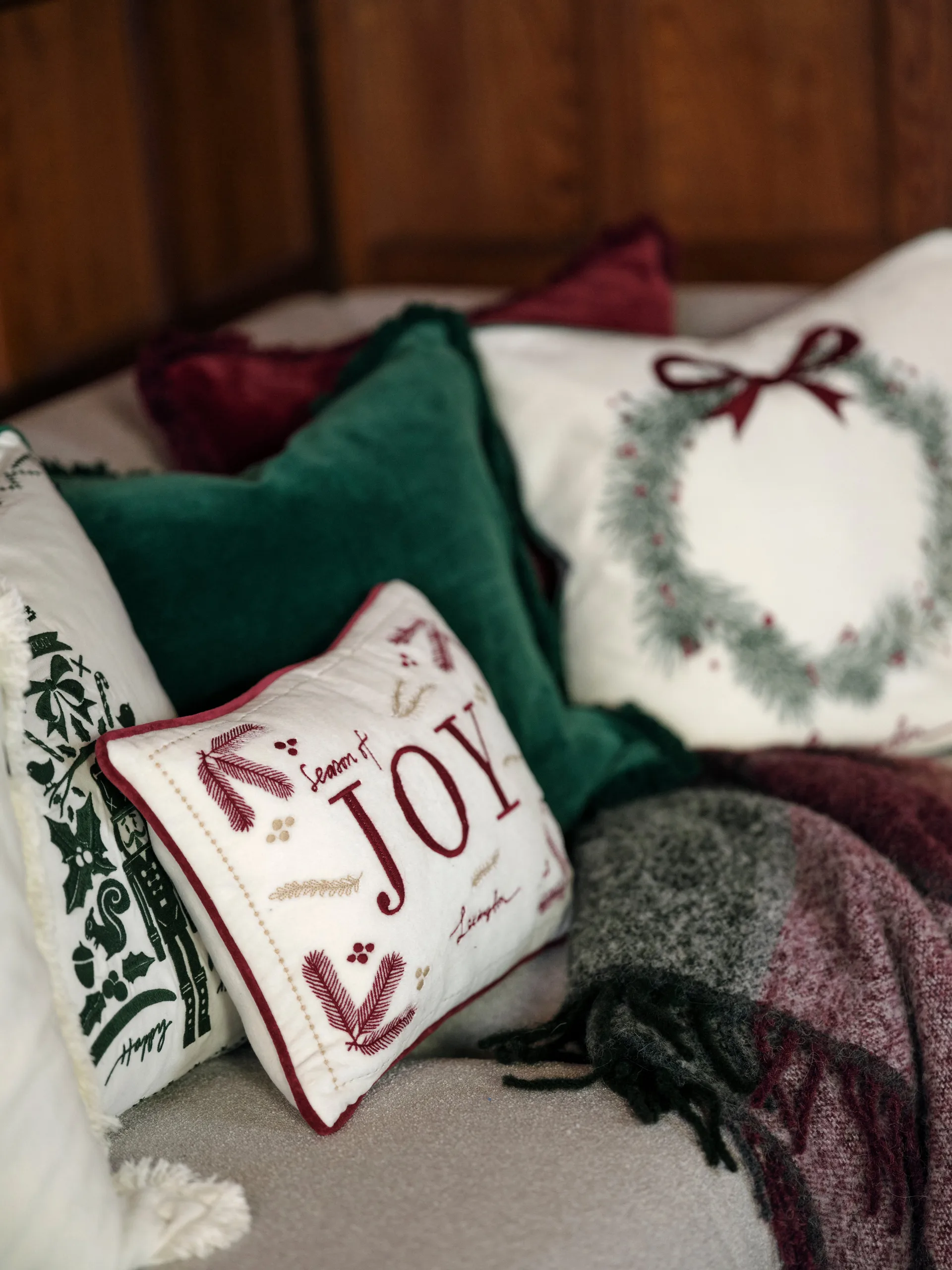 Nutcracker 靠枕套 50x50 cm, 白色 Lexington