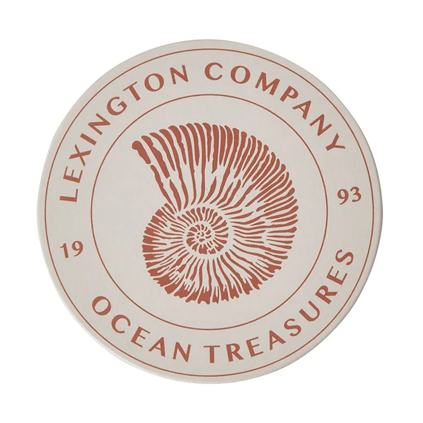 Ocean Treasures coasters 六件套装, 蓝色 Lexington