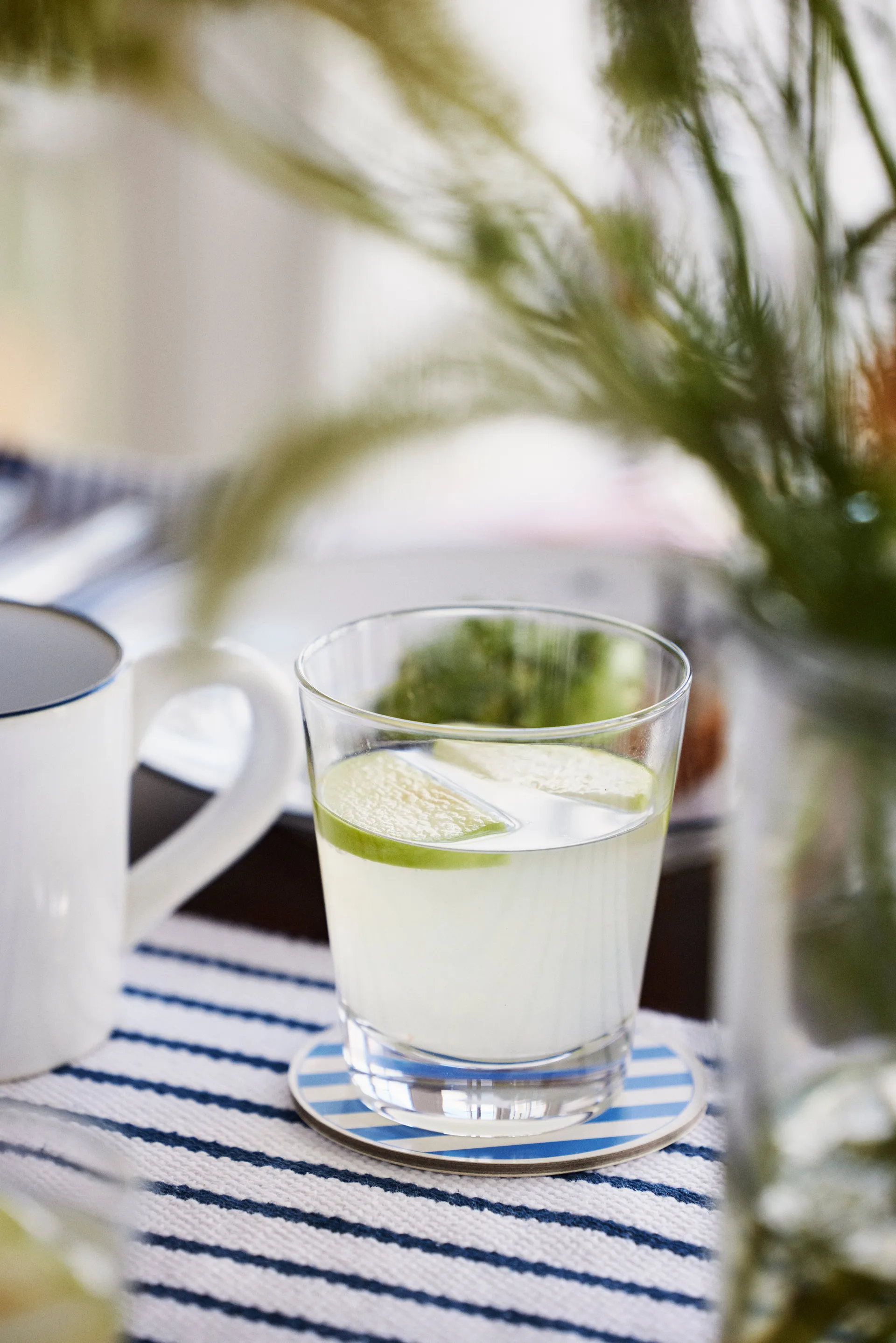 Ocean Treasures coasters 六件套装, 蓝色 Lexington