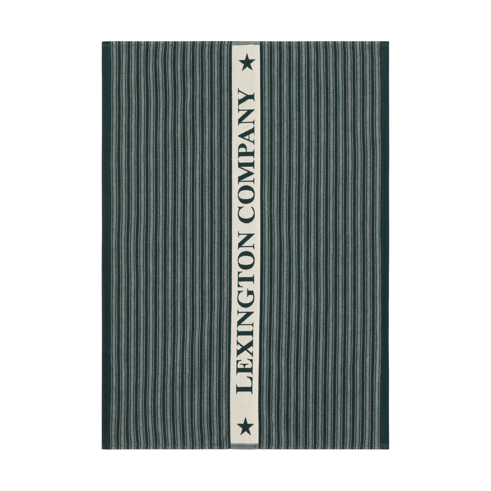 Organic Cotton Terry 厨房巾 50x70 cm, 绿色-浅米色 Lexington