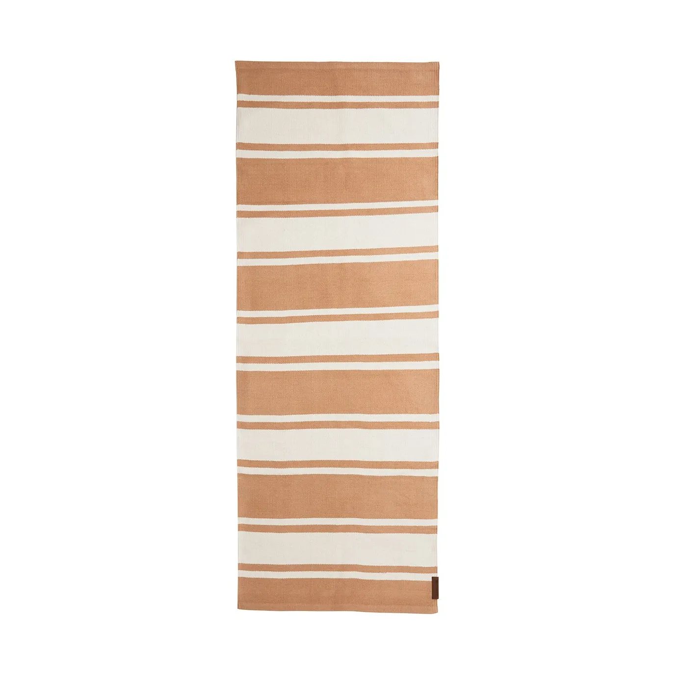 Organic Striped Cotton entrace 地毯 70x130 cm, 米色-白色 Lexington