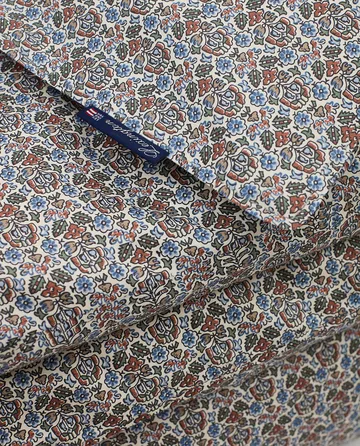 Printed flowers cotton 被套 220x220 cm - Beige Multi - Lexington