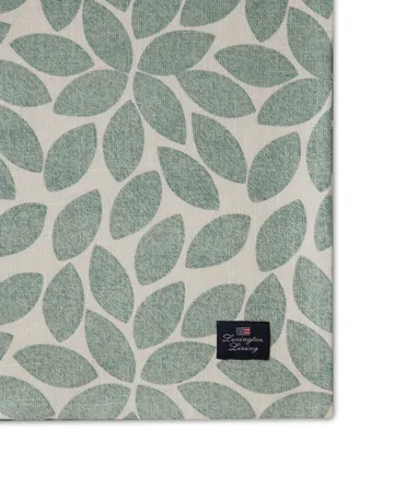 Printed Leaves 桌布 150x250 cm - 绿色 - Lexington
