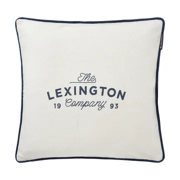 Printed Logo Recycled Cotton 靠枕套 50x50 cm - 白色 - Lexington