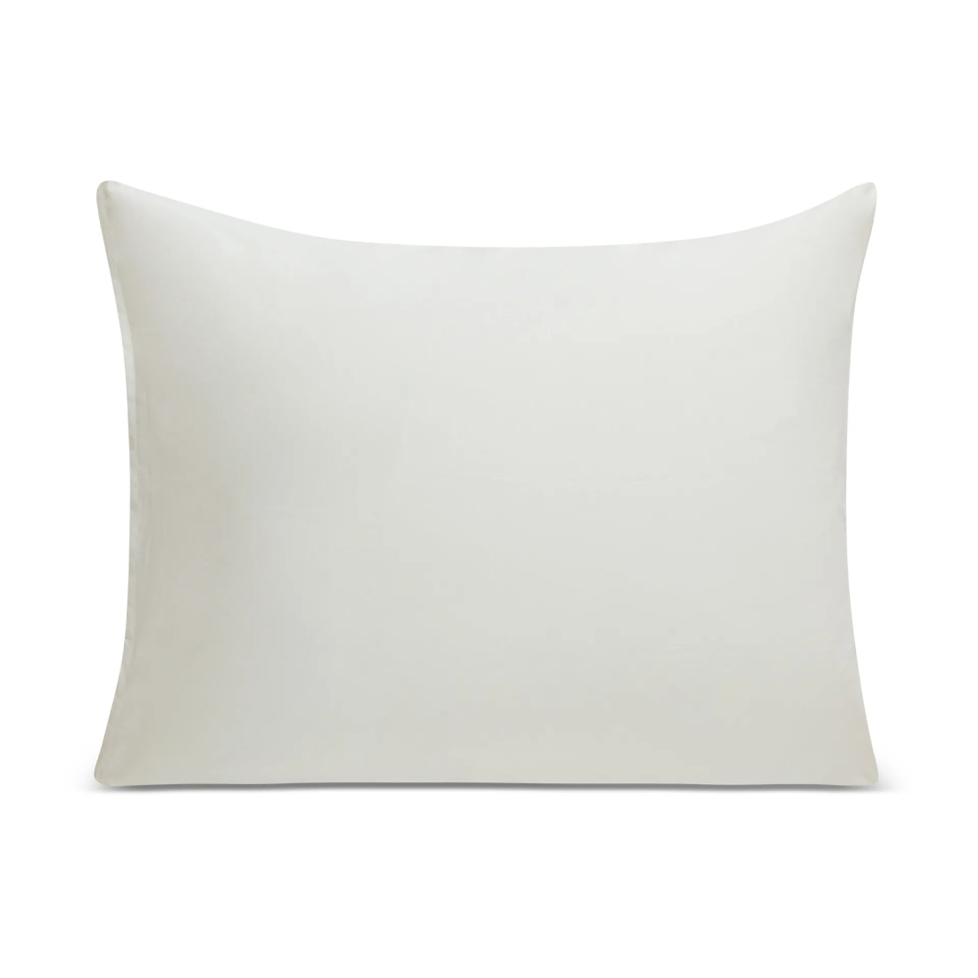 Printed Organic Cotton Poplin 枕头套 50x60 cm, Blue-white Lexington