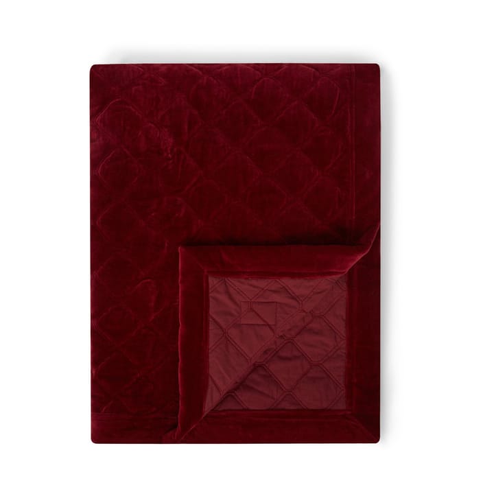 Quilted Organic Cotton Velvet 床罩 240x260 cm, 红色 Lexington
