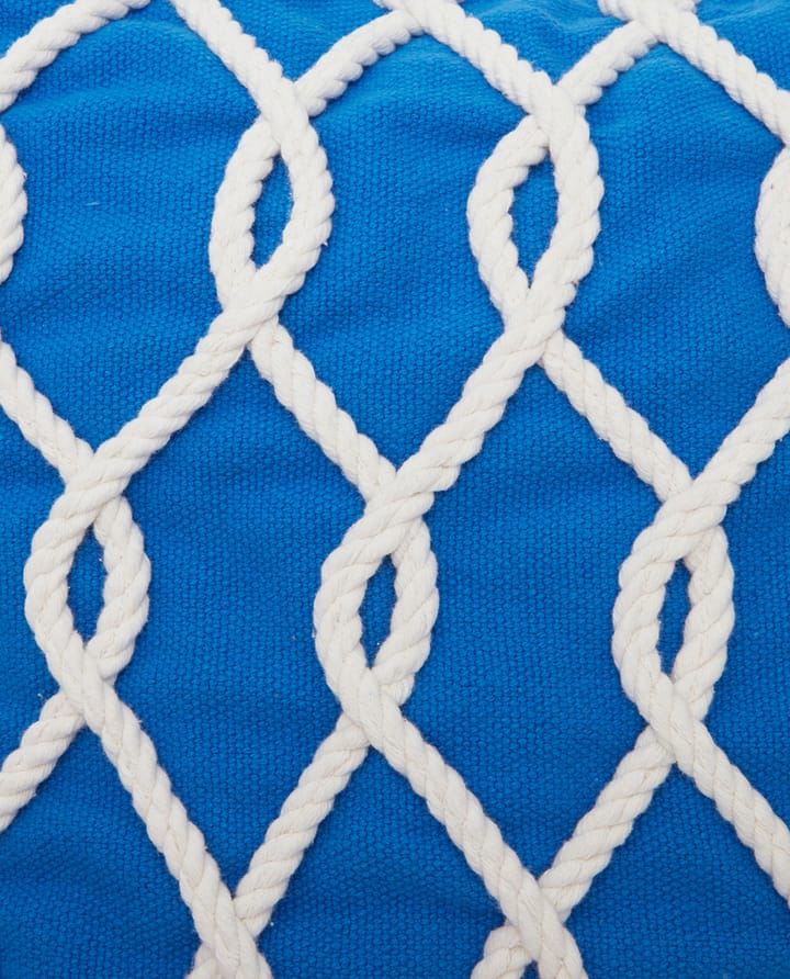 Rope Deco Canvase 枕头套 50x50 cm, Blue-white Lexington