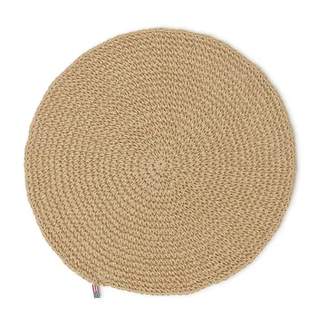 Round Recycled Paper 吸管 餐垫 Ø38 - 米色 - Lexington