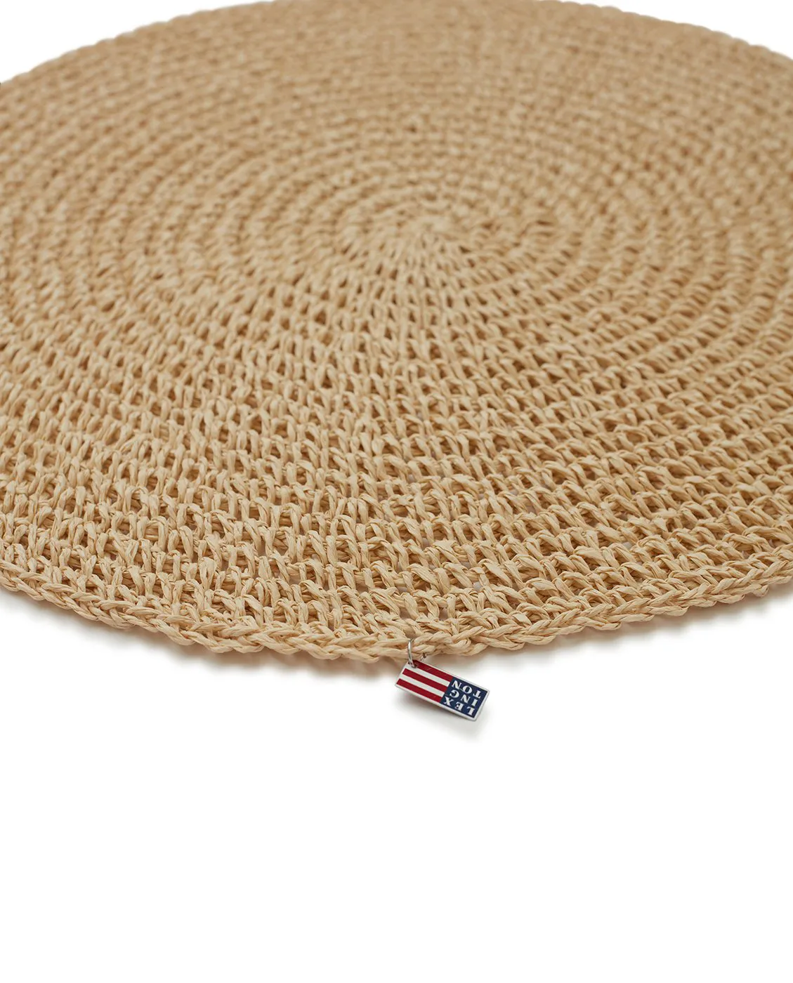 Round Recycled Paper 吸管 餐垫 Ø38, 米色 Lexington