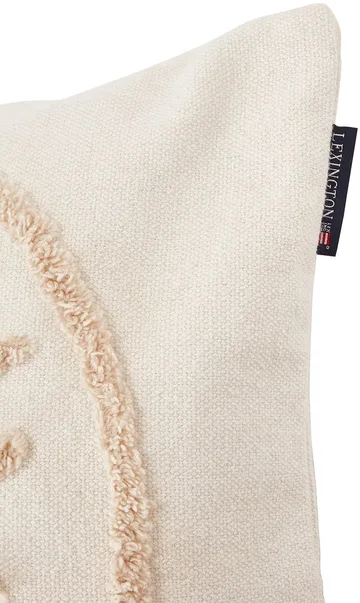 地毯 Shell Cotton Canvas 靠枕套 50x50 cm - 白色 - Lexington