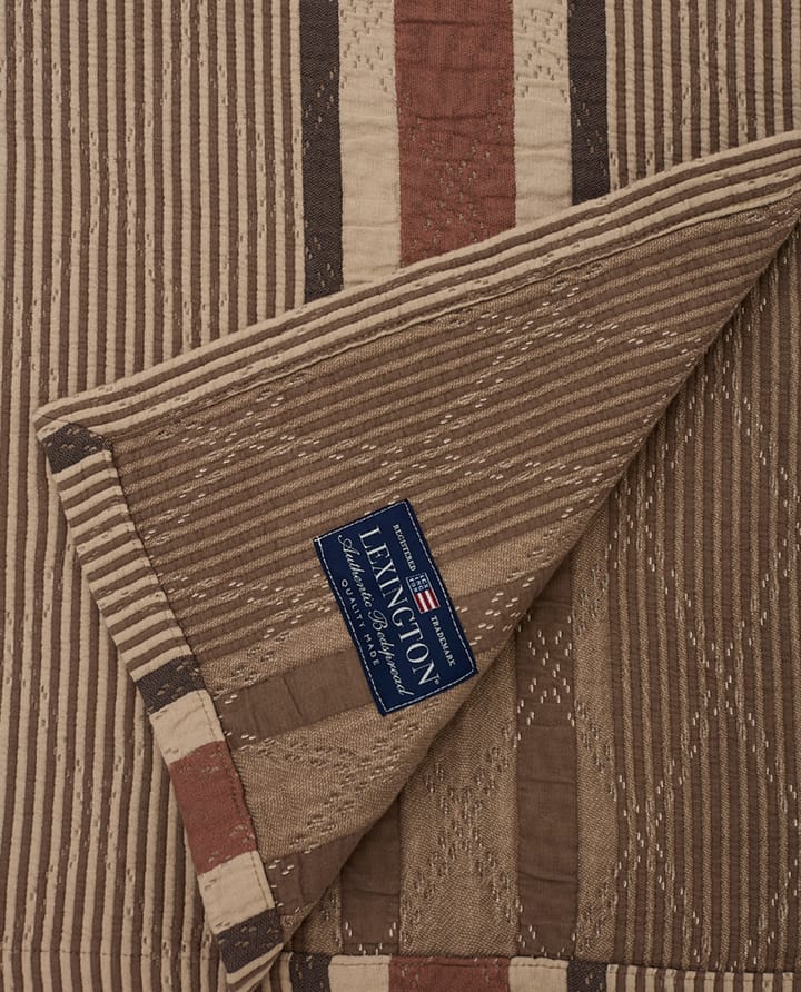 Side Striped Soft Quilted bedspread 160x240 cm, 米色 Lexington