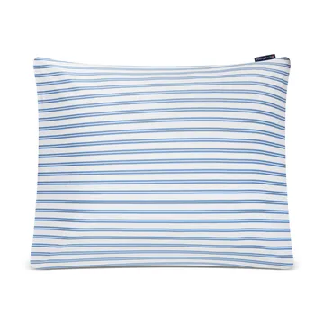 Striped Cotton Poplin 枕头套 50x60 cm - 蓝色 - Lexington