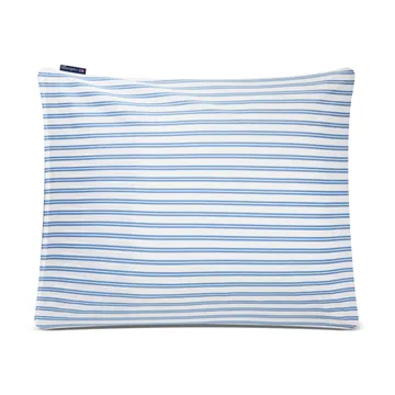 Striped Cotton Poplin 枕头套 50x60 cm - 蓝色 - Lexington