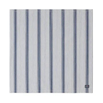 Striped Organic Cotton 餐巾纸 50x50 cm - 藏青 - Lexington