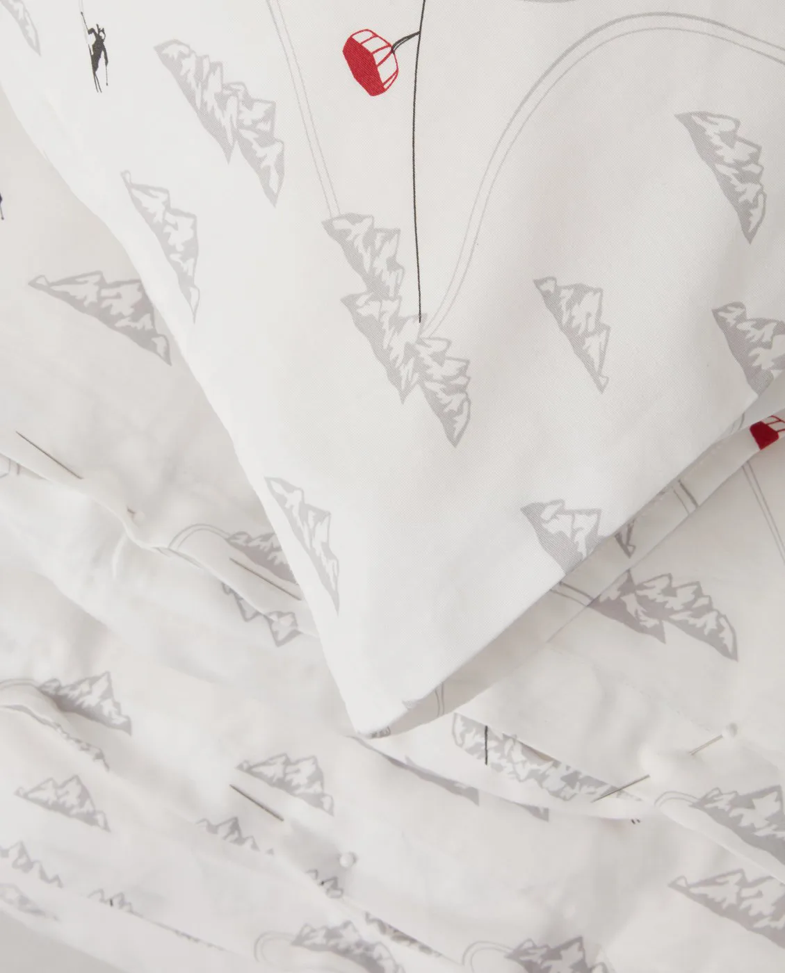 Winter Printed Cotton Sateen 床上用品套装, 50x60 cm. 150x210 cm Lexington