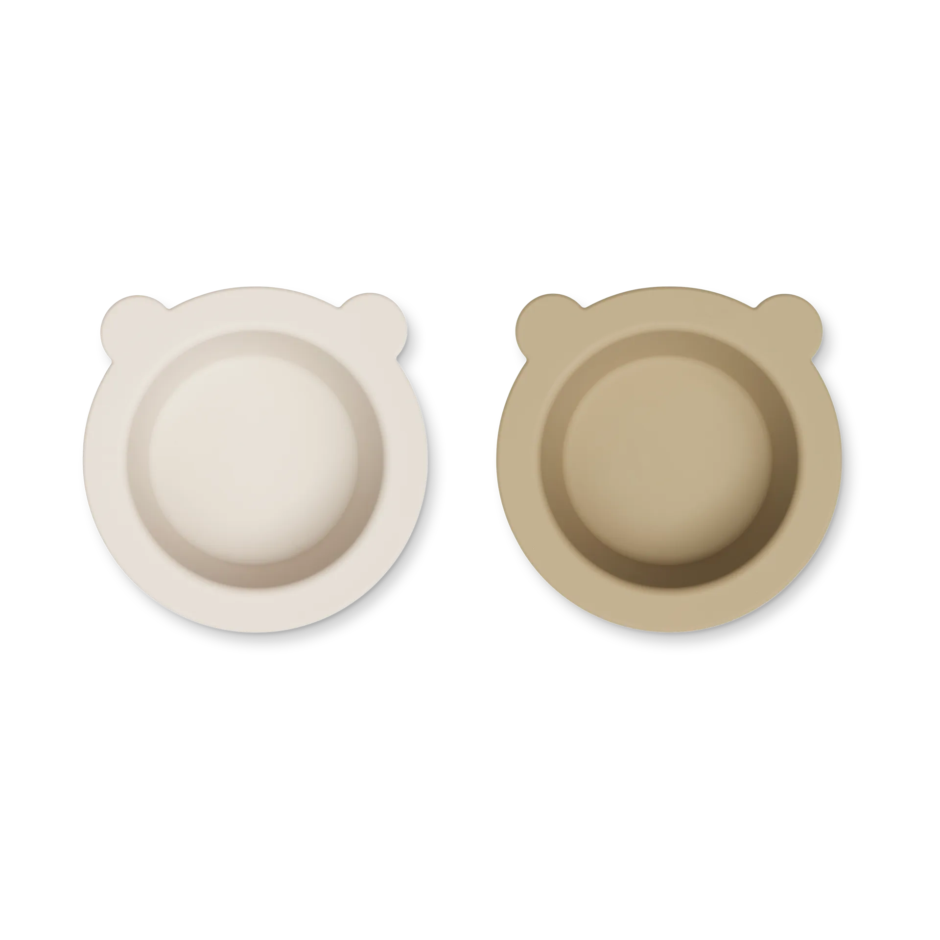 牡丹图案带吸盘碗Ø16cm2件, 沙色_燕麦色 Liewood