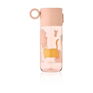 Clemence 水瓶 35 cl - 猫狗图案_沙色 - Liewood