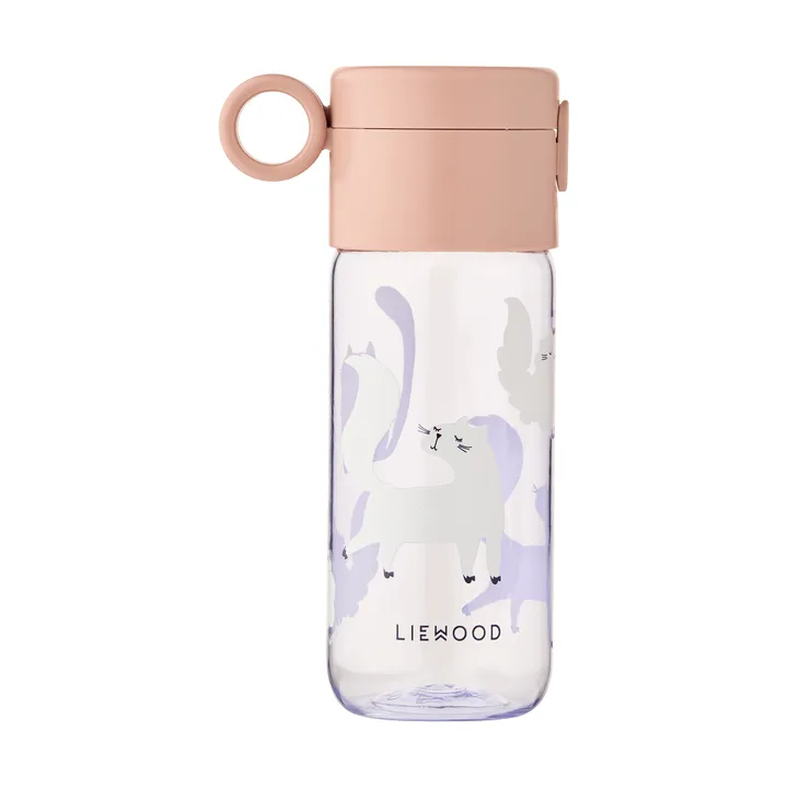 Clemence 水瓶 35 cl - 猫咪图案_暖丁香紫色 - Liewood