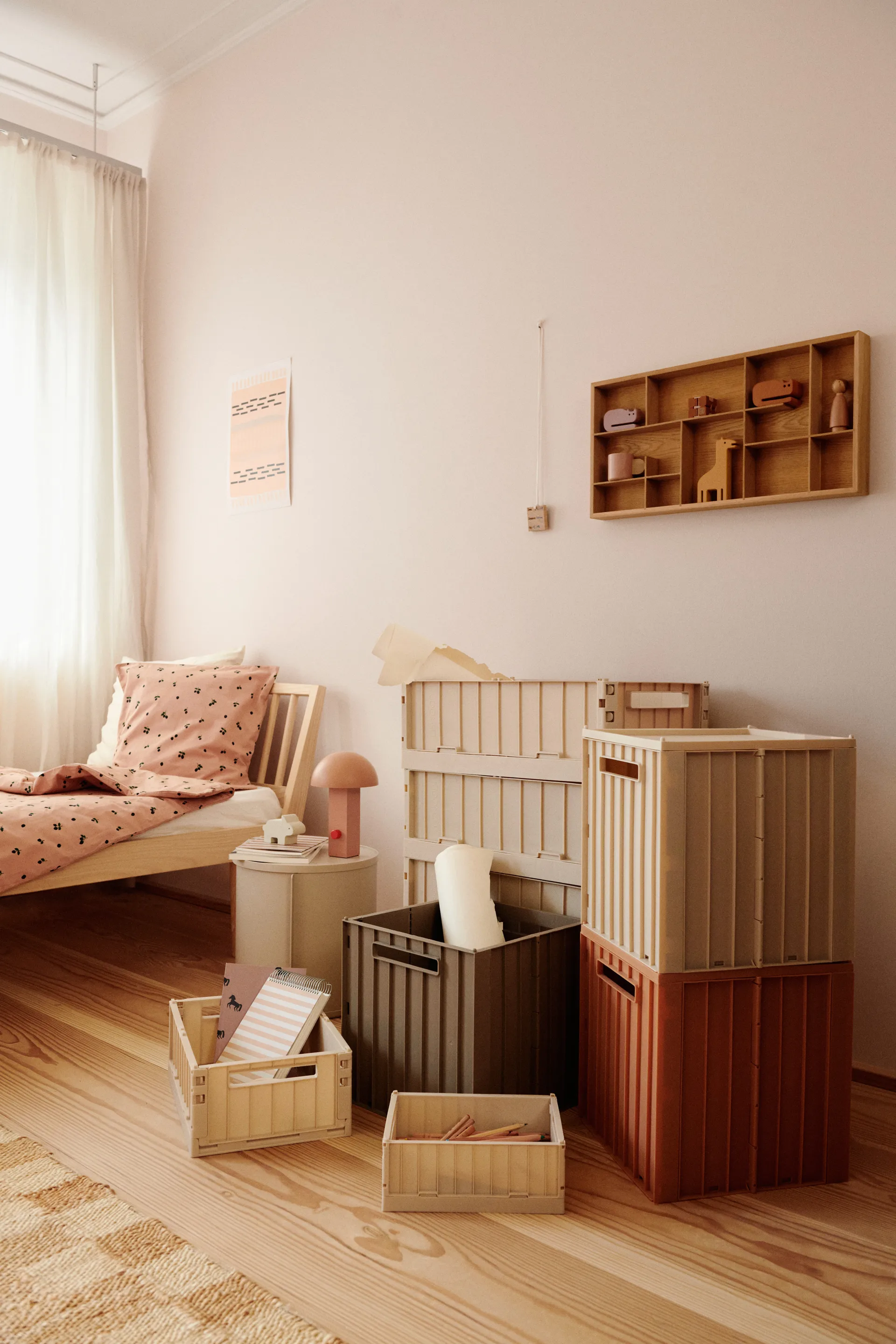 Elijah 储物箱 （含盖子） 31x31 cm, 燕麦色 Liewood