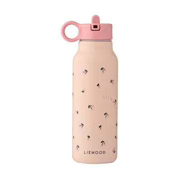 Falk 水瓶 350ml - Mini系列_樱桃心形_玫瑰色 - Liewood
