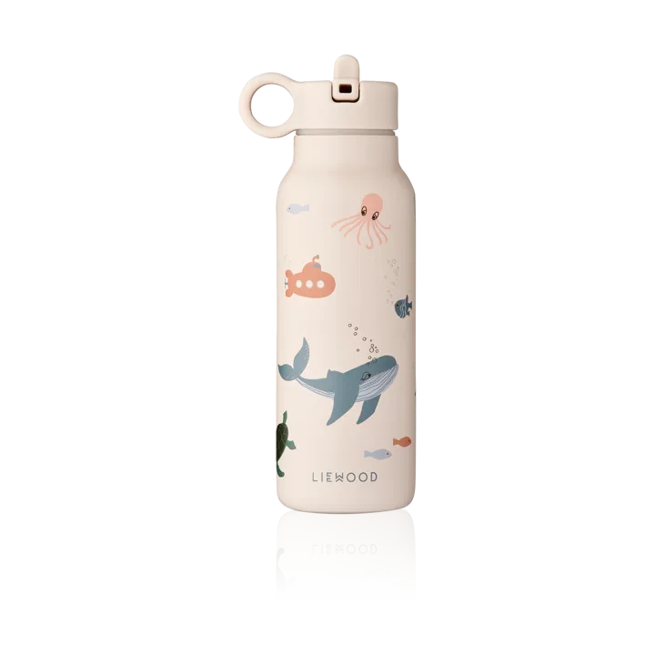 Falk 水瓶 350ml - Sea creature-Sandy - Liewood