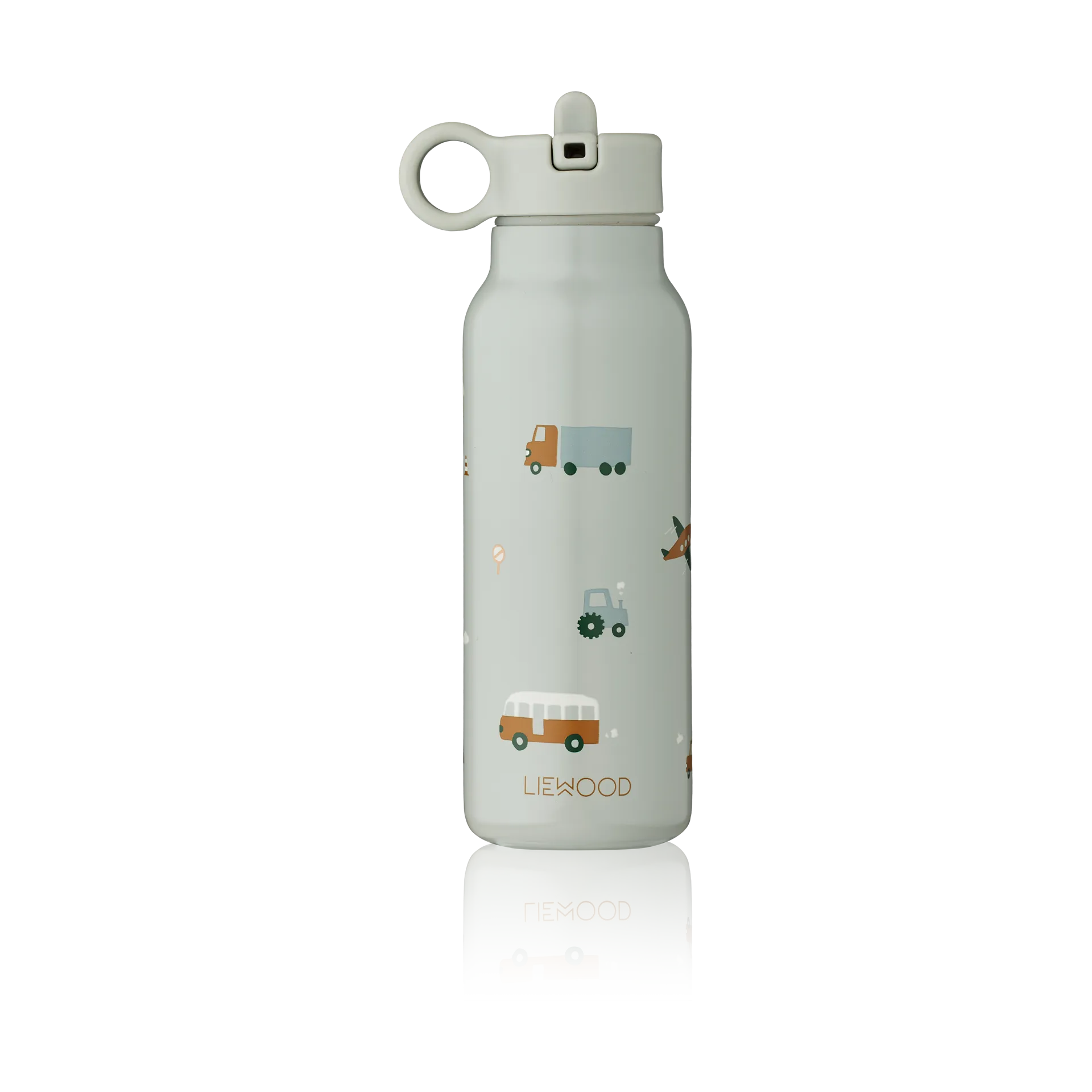 Falk 水瓶 350ml, Vehicles-dove 蓝色 mix Liewood