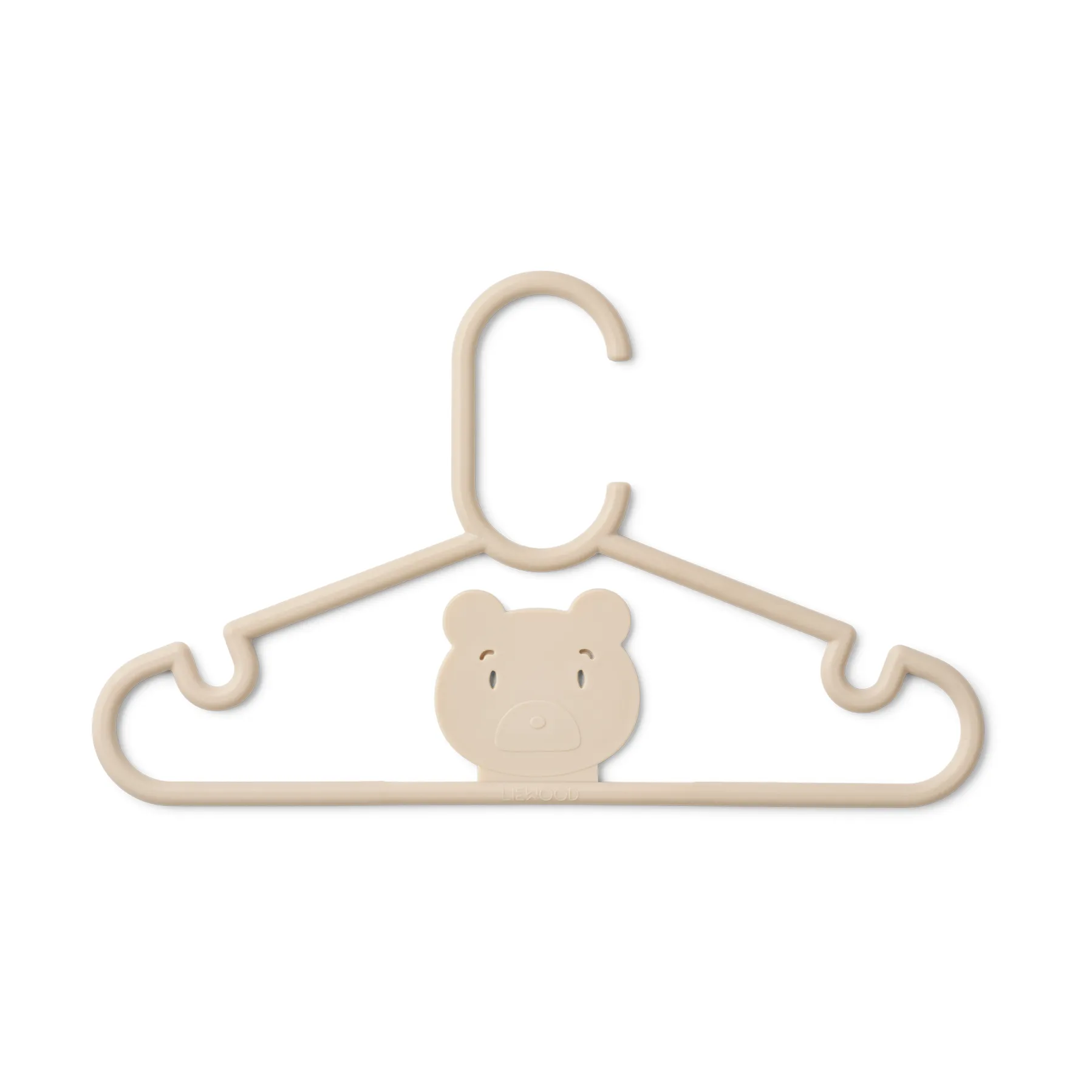 Falton Mr Bear 衣架/架子 八件套装, 熊先生-沙色 Liewood