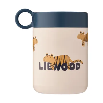 Kiani印花图案保温杯保温壶 - 老虎图案_沙色 - Liewood