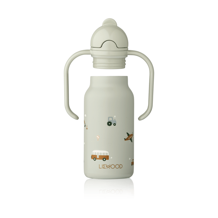 Kimmie 水瓶 25 cl, 小汽车-鸽子蓝 Liewood