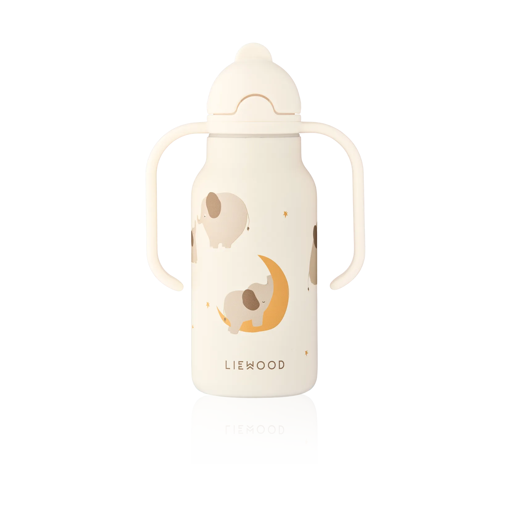 Kimmie 水瓶 25 cl, 大象主题_奶油色 Liewood