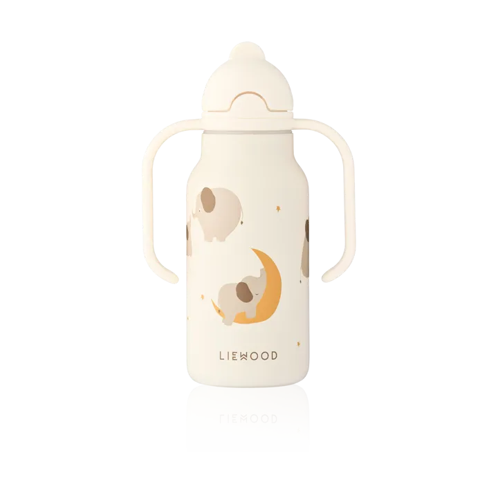 Kimmie 水瓶 25 cl - 大象主题_奶油色 - Liewood