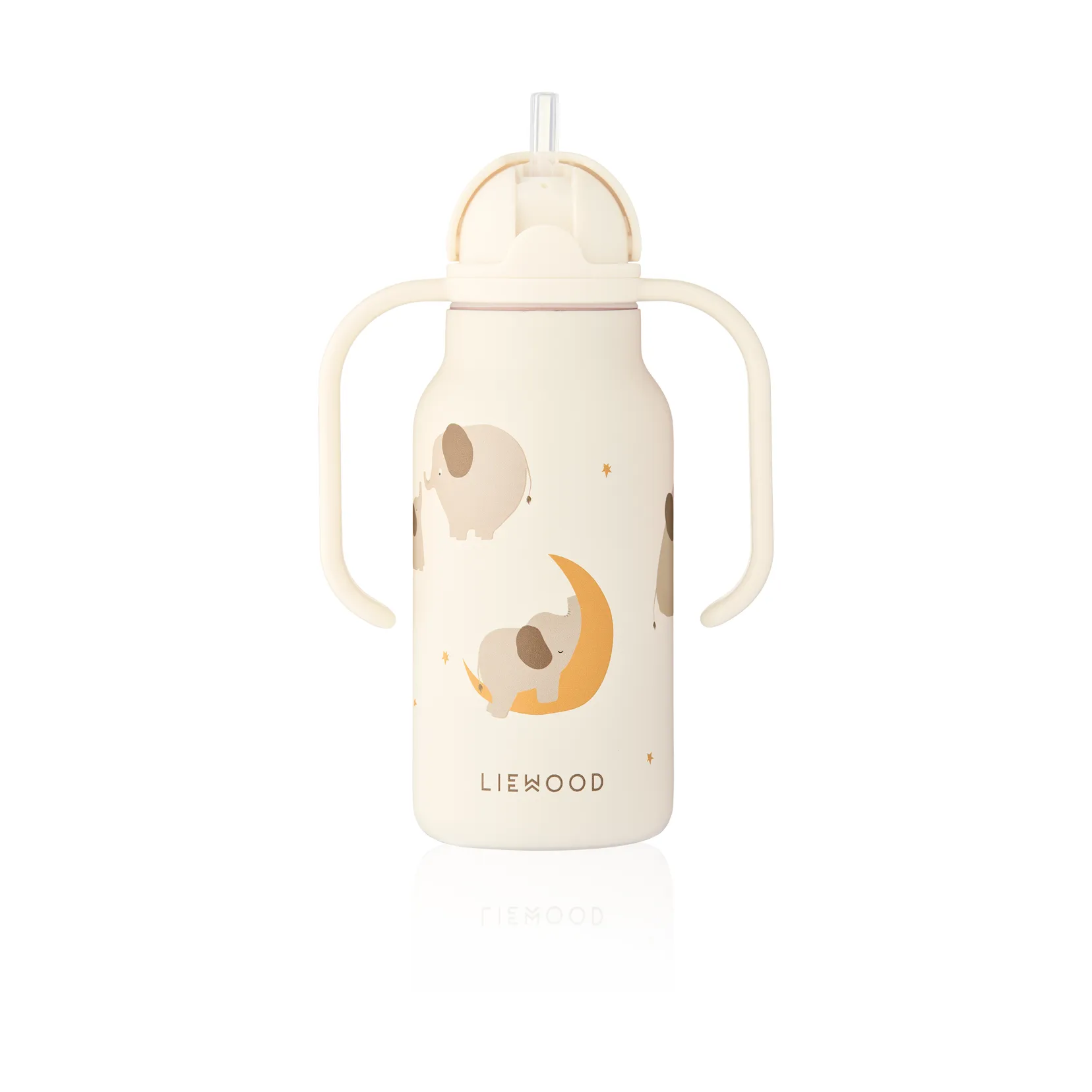 Kimmie 水瓶 25 cl, 大象主题_奶油色 Liewood